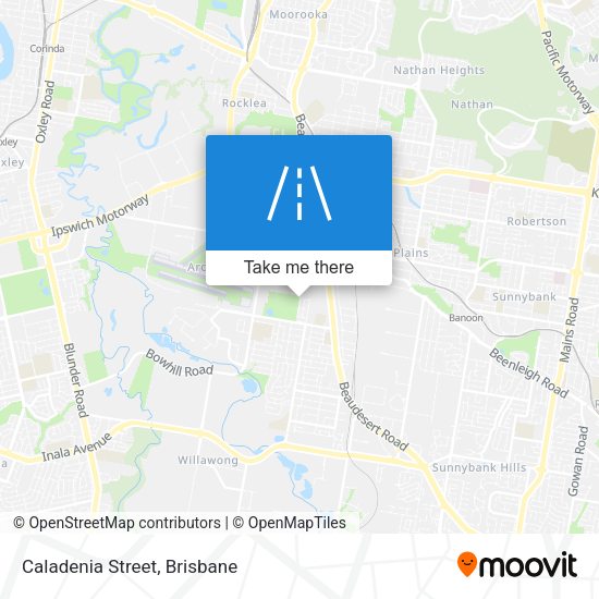 Caladenia Street map