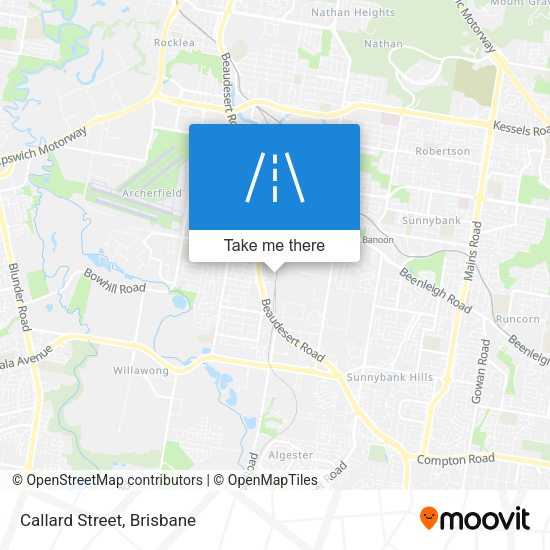Callard Street map