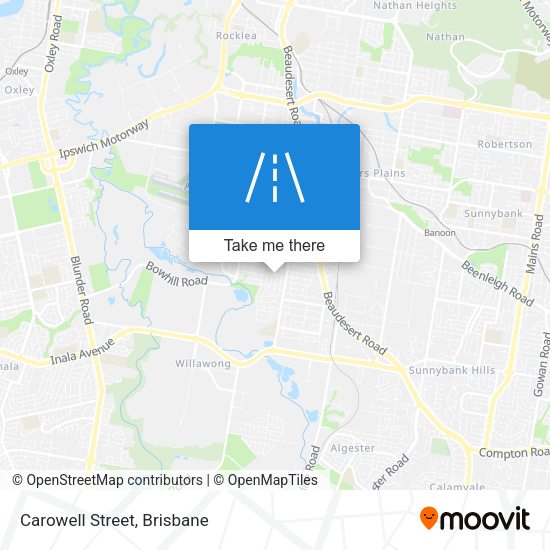 Carowell Street map