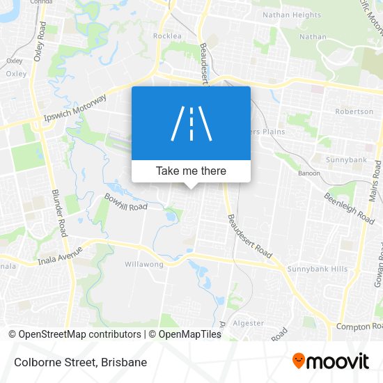Colborne Street map