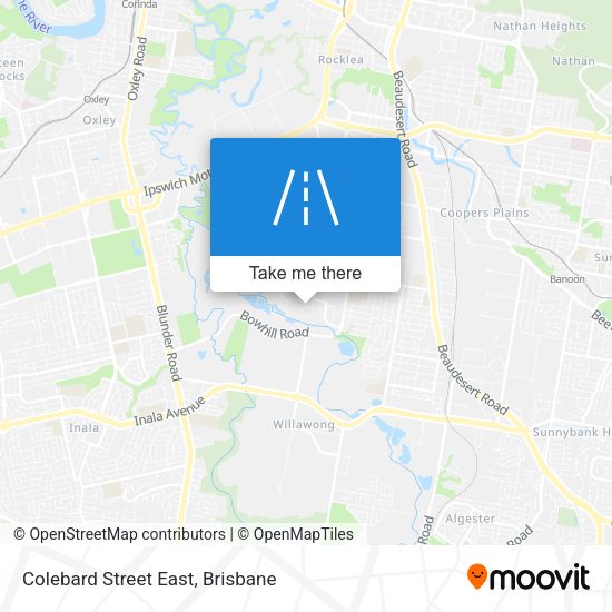 Colebard Street East map