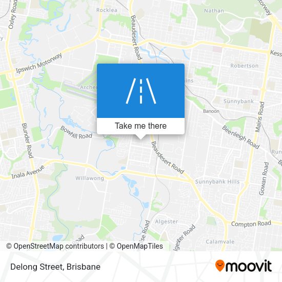 Delong Street map