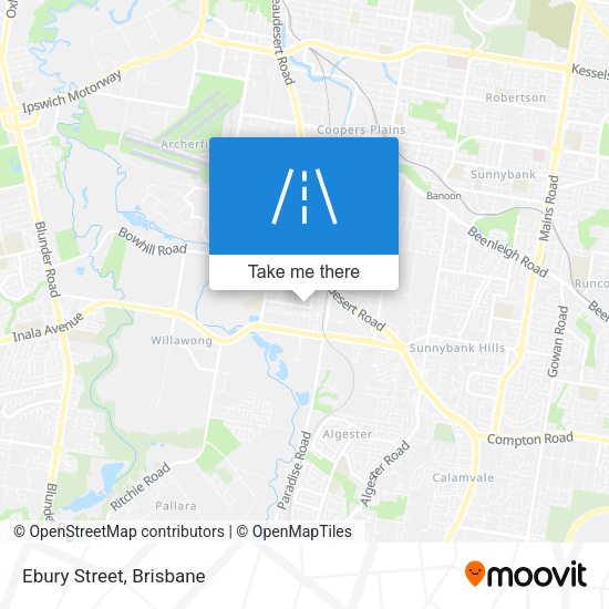 Ebury Street map