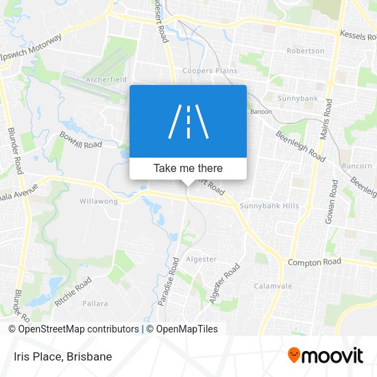 Iris Place map