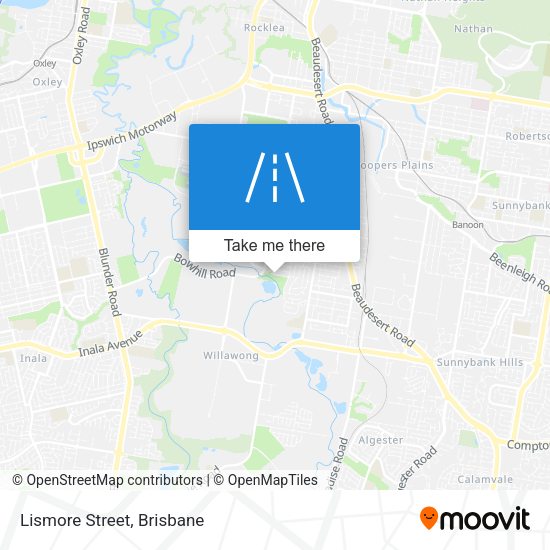 Lismore Street map