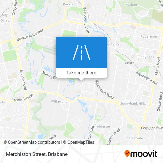 Merchiston Street map