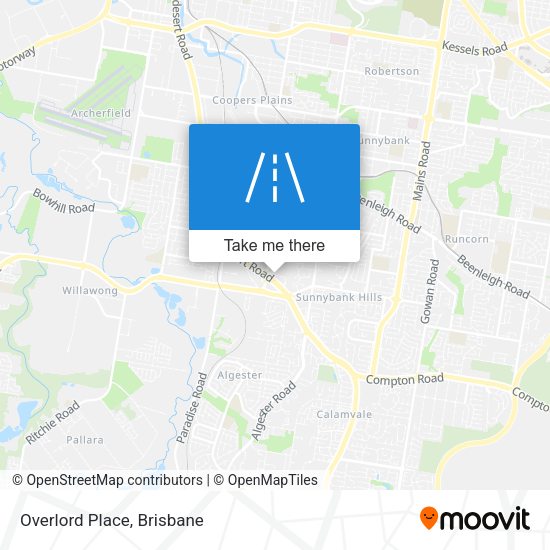 Overlord Place map
