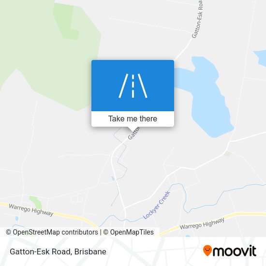 Gatton-Esk Road map