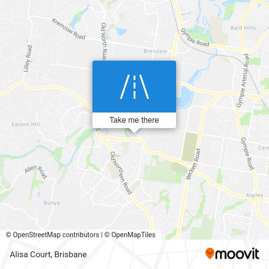 Alisa Court map