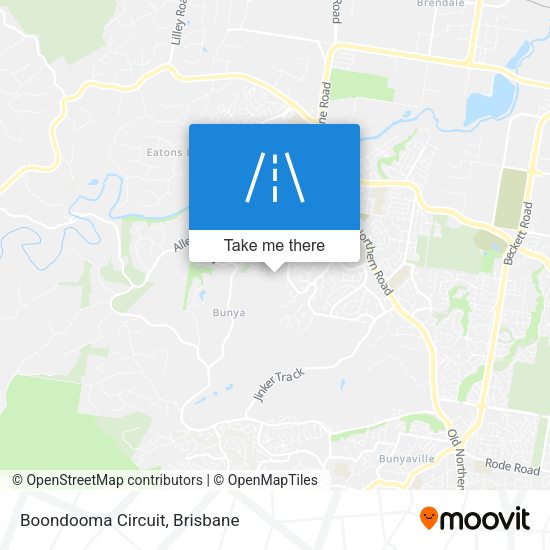 Boondooma Circuit map