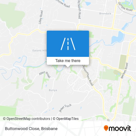 Buttonwood Close map