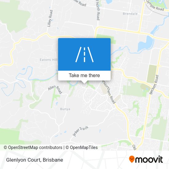 Glenlyon Court map