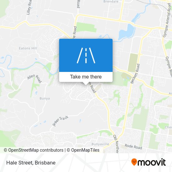 Hale Street map