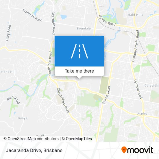 Jacaranda Drive map