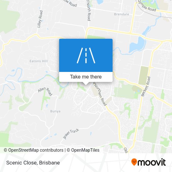 Scenic Close map