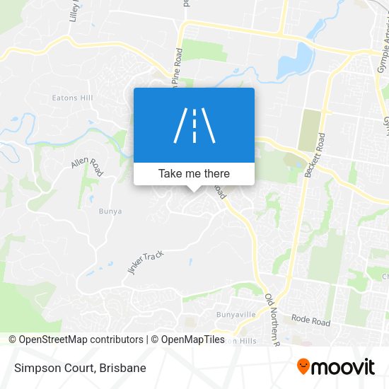 Simpson Court map