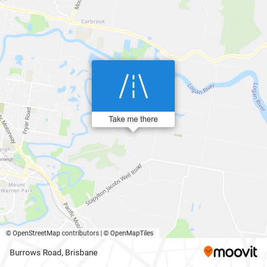 Burrows Road map