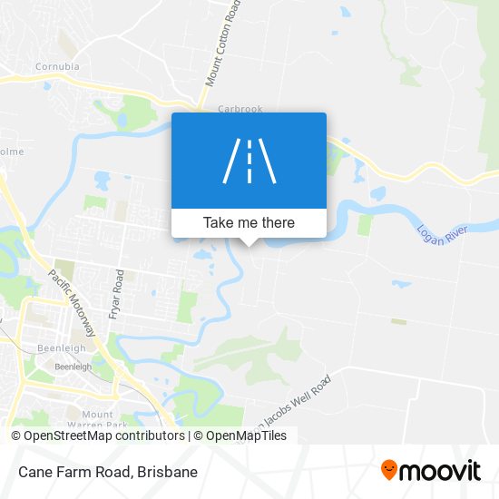 Cane Farm Road map
