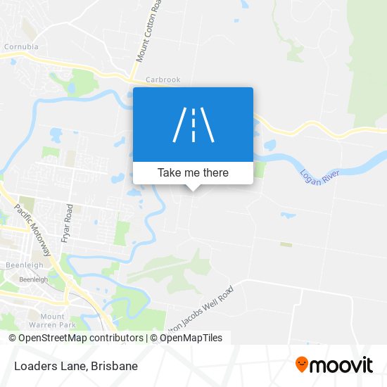 Loaders Lane map