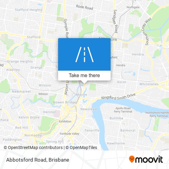 Mapa Abbotsford Road