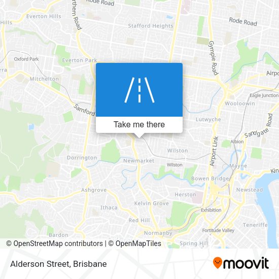 Alderson Street map