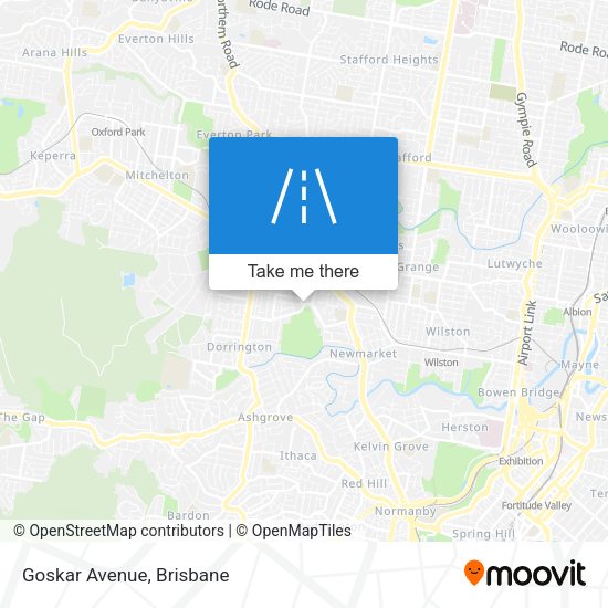 Goskar Avenue map