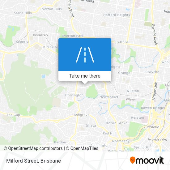 Milford Street map