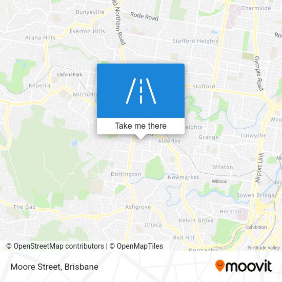 Moore Street map