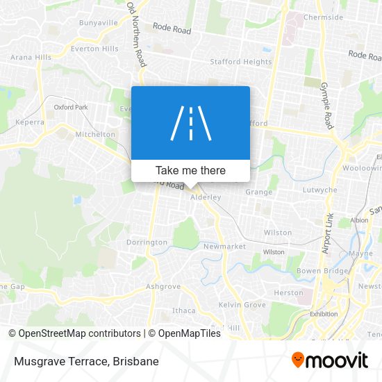 Musgrave Terrace map