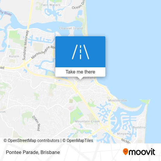 Pontee Parade map