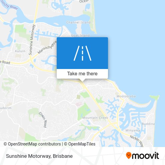 Sunshine Motorway map