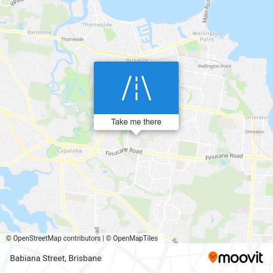 Babiana Street map