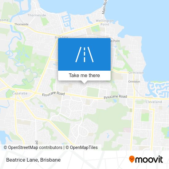 Beatrice Lane map
