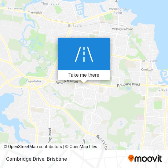 Cambridge Drive map