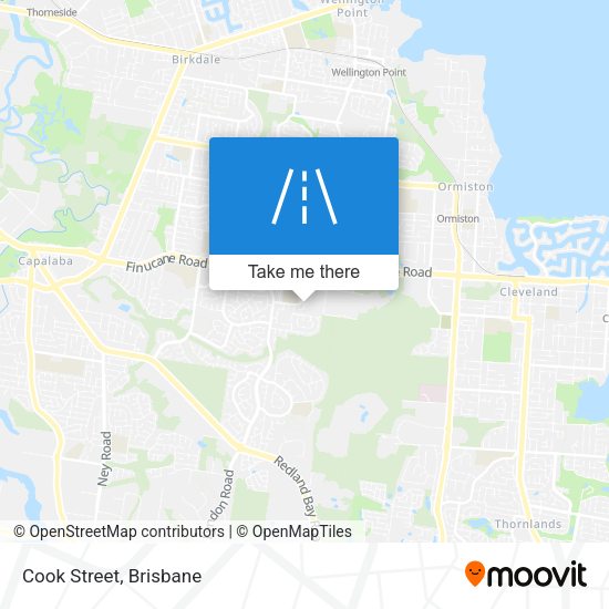 Cook Street map