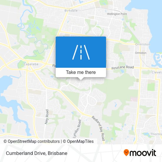 Cumberland Drive map