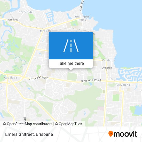 Emerald Street map