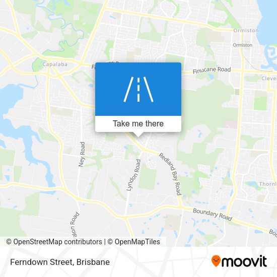 Ferndown Street map