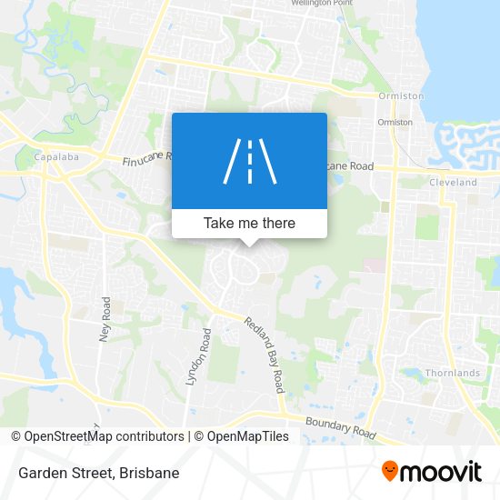 Garden Street map