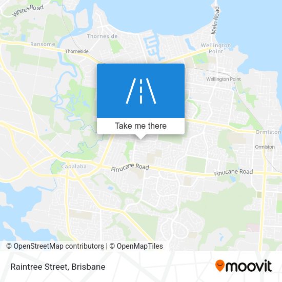 Raintree Street map