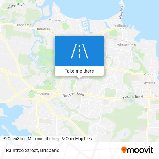 Mapa Raintree Street