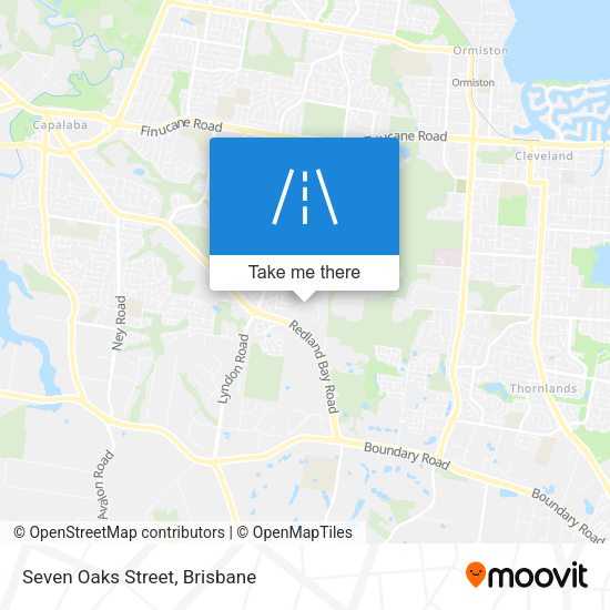 Seven Oaks Street map