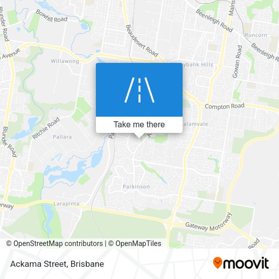 Ackama Street map