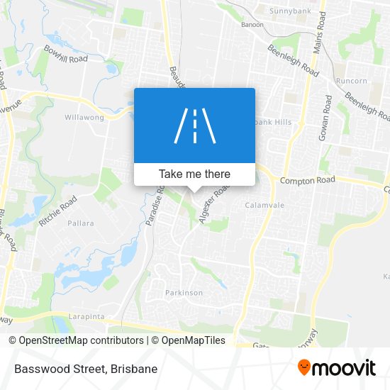 Basswood Street map
