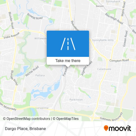 Dargo Place map