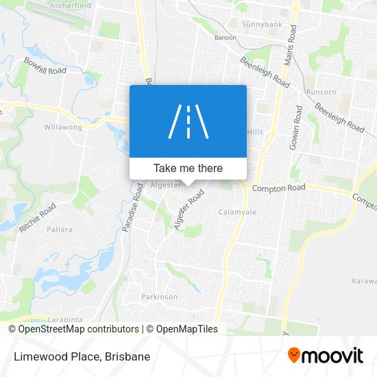 Limewood Place map