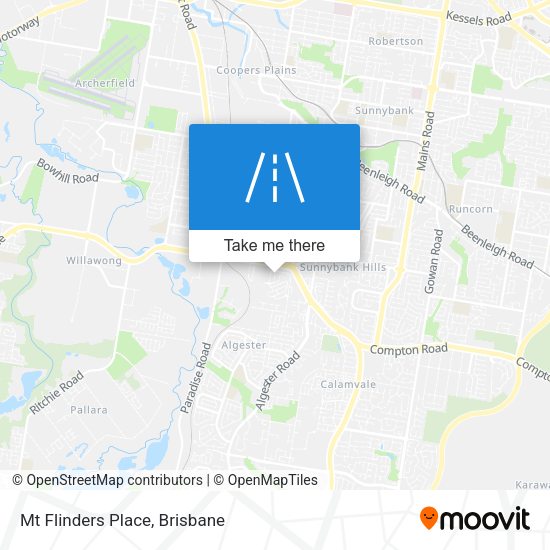 Mt Flinders Place map