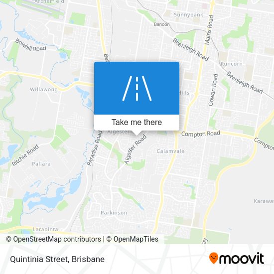 Quintinia Street map