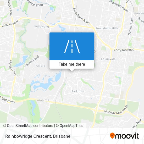 Rainbowridge Crescent map