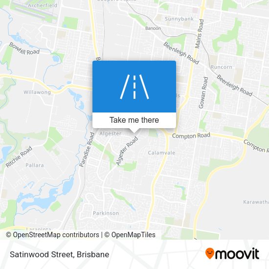 Satinwood Street map